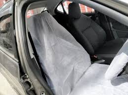 White Non Woven Car Seat Cover At Best