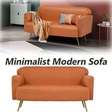 Orange Antique Sofas For