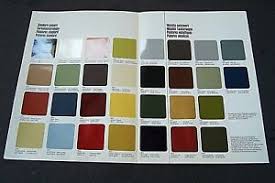 Details About 1978 Mercedes 450sl Owners Sales Brochure Paint Color Chart W107 W123 W116 Sl
