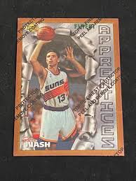 After picking up three quick fouls in the first half, he left steve nash with no choice but to limit his minutes. Sold Price Mint 1996 97 Topps Finest Steve Nash Rookie W Protective Seal 75 Basketball Card Invalid Date Edt