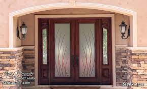Stunning Painted Glass Doors