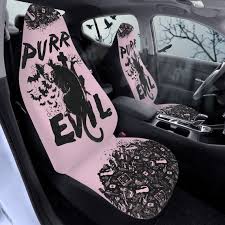 Purr Evil Pastel Goth Car Seats Covers