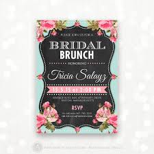 Printable Bridal Shower Invitation Bridal Brunch Bridal Tea Party