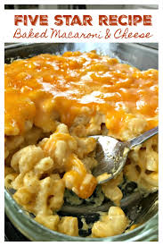 baked macaroni cheese five star