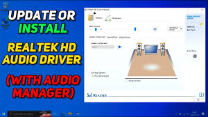 update realtek hd audio driver