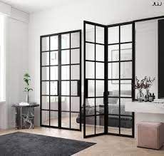 China Steel Glass Door Iron Doors
