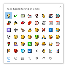 insert emoji in outlook windowac