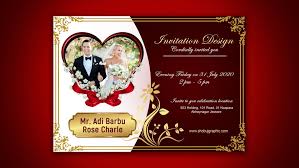 free luxury wedding invitation design