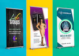 retractable pop up or pull up banner