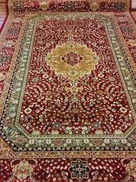 silk printed persian designer carpet at