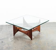 Mcm Glass Coffee Table Hot 57 Off