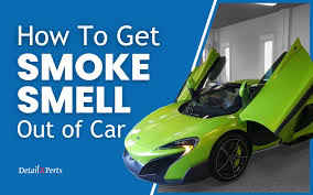 how to get smoke smell out of car