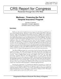 This guide is published by the social insurance services. Medicare Financing The Part A Hospital Insurance Program Unt Digital Library