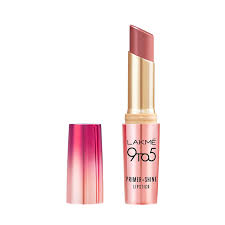 lakme 9 to 5 primer shine lipstick blush mauve 3 6g