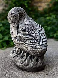 Vintage Goose Ornament Stone Goose