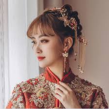 traditional chinese wedding headdress