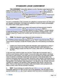 free al lease agreement templates