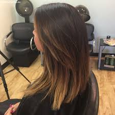 Brown ombre hair is lovely, and it gives a woman an opportunity to style her hair in different ways. 11 Shoulder Length Light Brown Hair Undercut Hairstyle