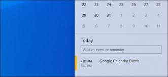 How To Use Your Calendar From Windows 10s Taskbar