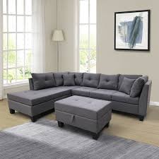 sectional sofa set with left chaise
