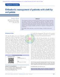 pdf orthodontic management of patients