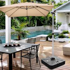 260 Lbs Offset Patio Umbrella Base With