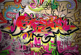 Graffiti Art Vector Background Wall