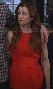 WornOnTV: Lily's red peplum top on How I Met Your Mother | Alyson Hannigan  | Clothes and Wardrobe from TV