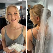 bridal hair and makeup trial run