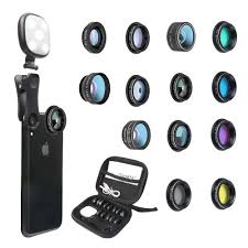 Us 23 6 Goviw Phone Camera Lens Kit 14 In 1 Lenses With Selfie Ring Light For Iphone Xs Xr 8 7 6s Plus Samsung And Other In Mobile Phone Lens
