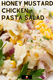 honey mustard en pasta salad