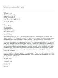 Sample Cover Letter For Nurses Examples Of Cover Letters For Nurses