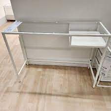 Ikea Vittsjo Laptop Table White Glass