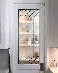 leaded glass pantry door stained glass