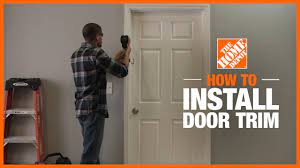 how to install door trim the home