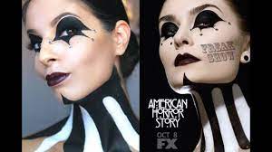 freakshow halloween makeup tutorial