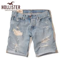 Hori Star Short Pants Mens Regular Article Hollister Bottoms Classic Fit Denim Shorts Inseam 7 Inches 328 280 0017 027 D15s25