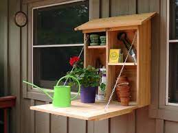 Fold Down Outdoor Cabinet