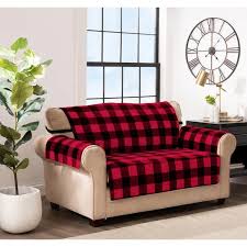 Red Loveseat Furniture Cover