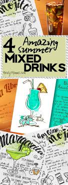 4 amazing summer mixed drinks with