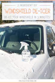 homemade windshield de icer spray