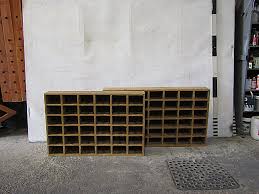 1700166 wooden open pigeon hole storage