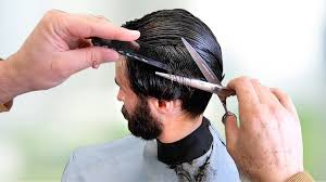 how to cut men s hair with scissors