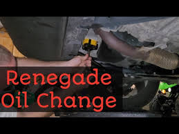 jeep renegade oil change you