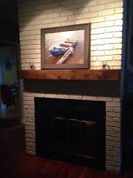 Fireplace Mantel Smooth Wood Finish Any