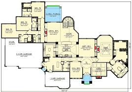 Luxury 4 Bed Tuscan Ranch House Plan