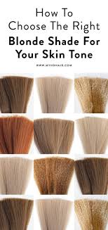 Dyeing your hair is only a few clicks away! How To Choose The Right Blonde Shade For Your Skin Tone Skin Tone Hair Color Pale Skin Hair Color Shades Of Blonde