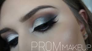 prom makeup silver smokey eye you