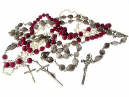 how to make rosary beads out of roses