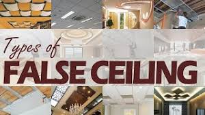 diffe types of false ceiling and